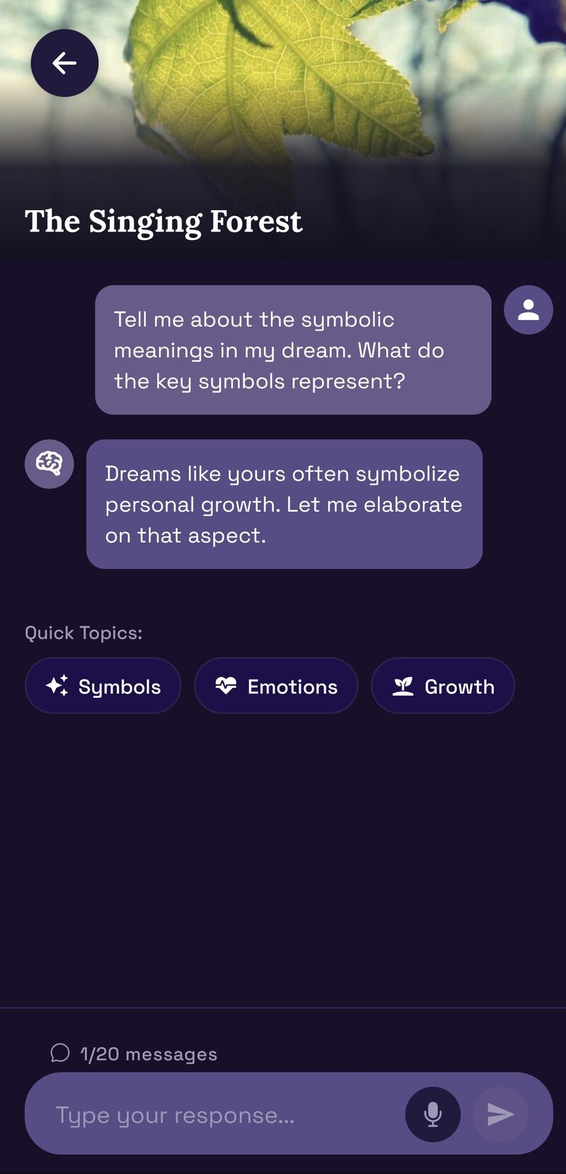 Exploration et visualisation de votre rêve